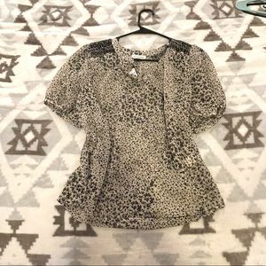 Versona Black and White Blouse